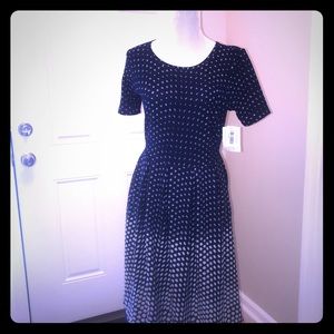 LuLaRoe Amelia Navy ombré